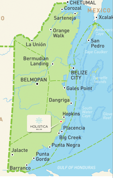 holistica location map